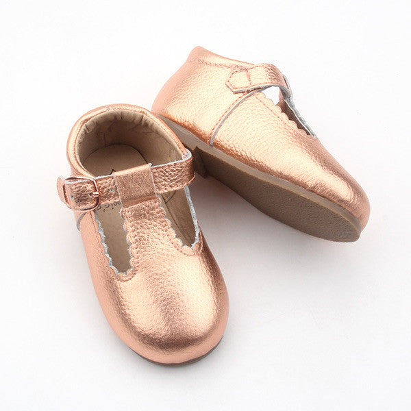 rose gold dolly shoes