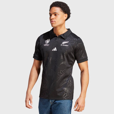 All Blacks Home Jersey 22/23 by adidas  Official New Zealand Rugby Replica  Shirt - Black - World Rugby Shop