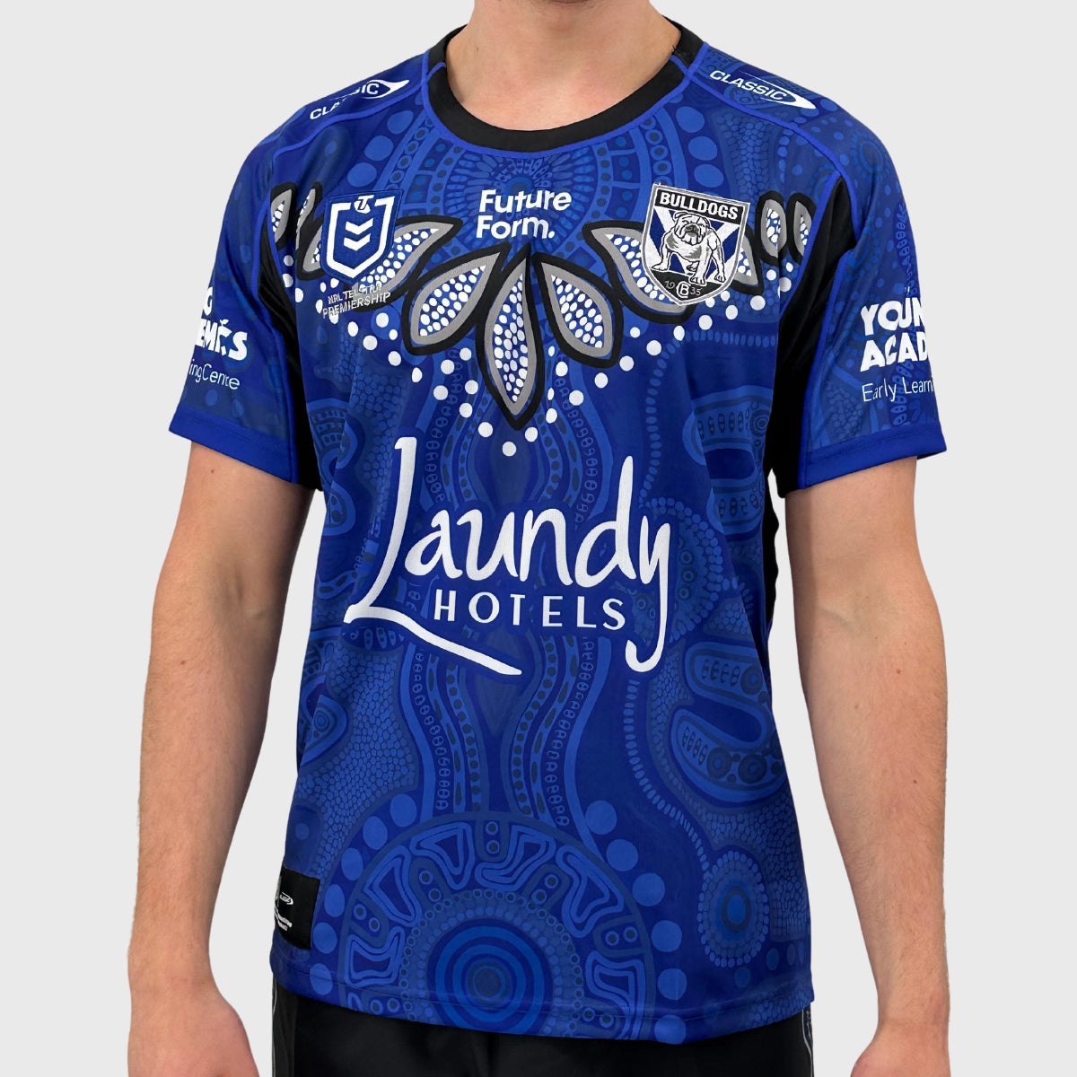 Classic Bulldogs Men's NRL Indigenous Rugby Jersey