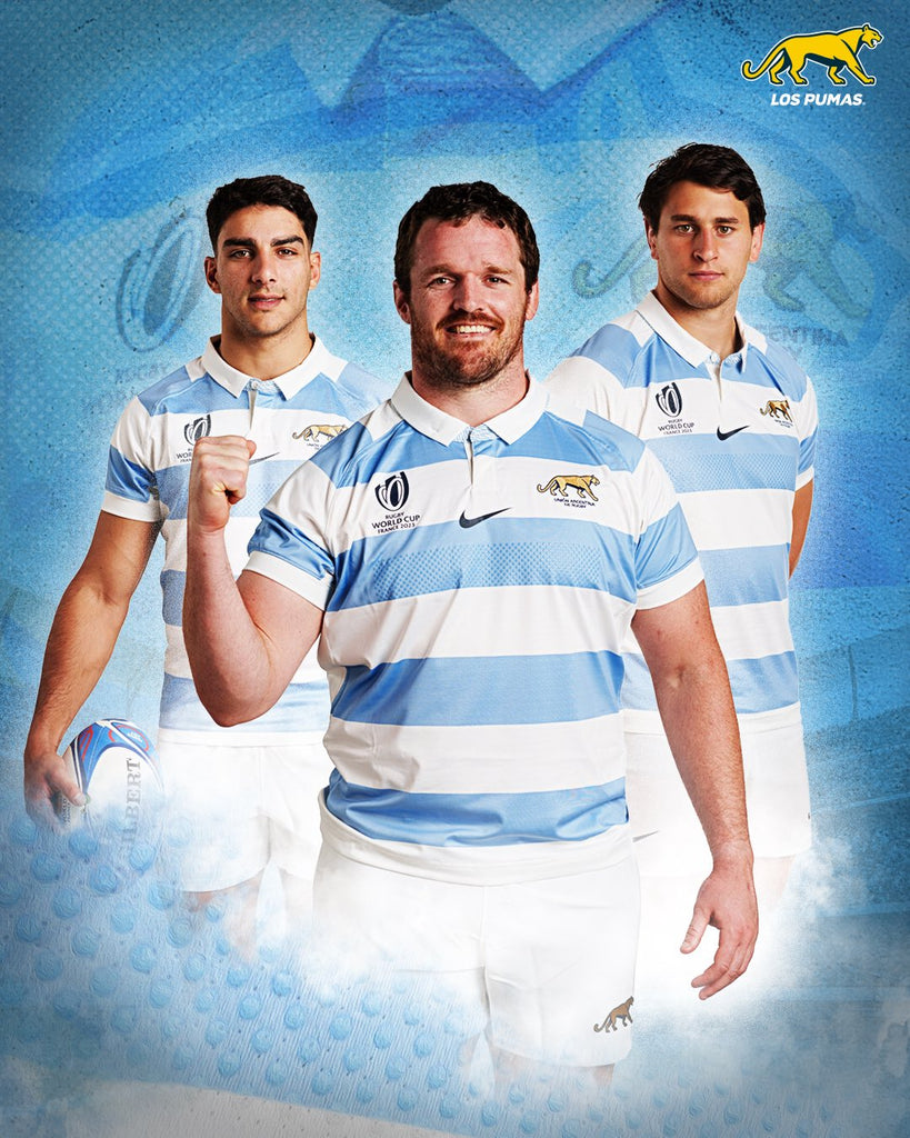 Macron Argentina Home Rugby World Cup Shirt