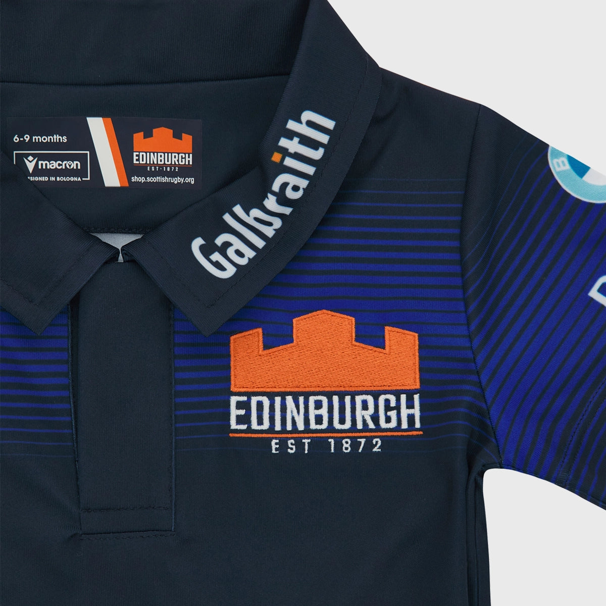 Macron Edinburgh Rugby Baby Home Replica Shirt 2023/24