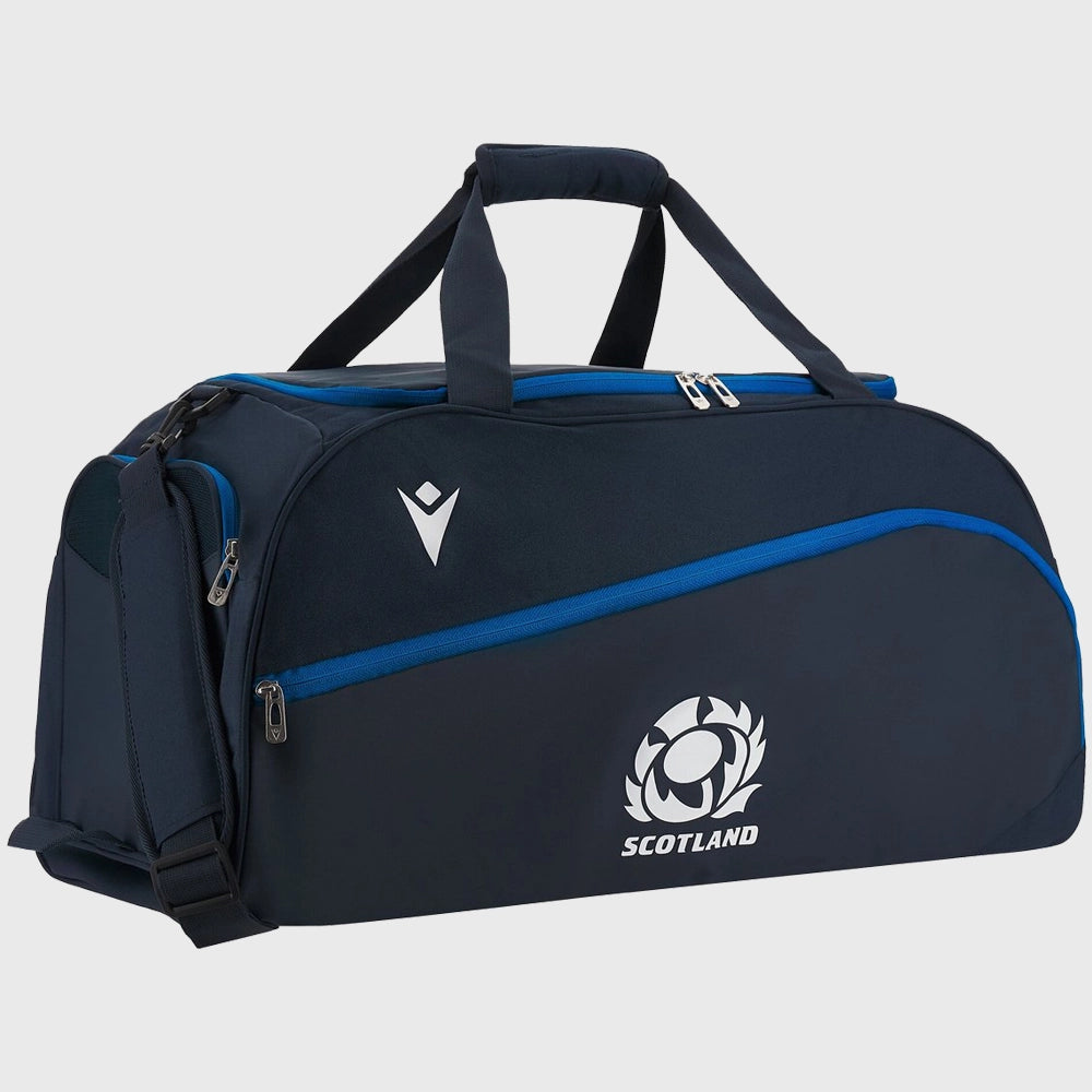 Macron Scotland Rugby Holdall Gym Bag Navy/Royal