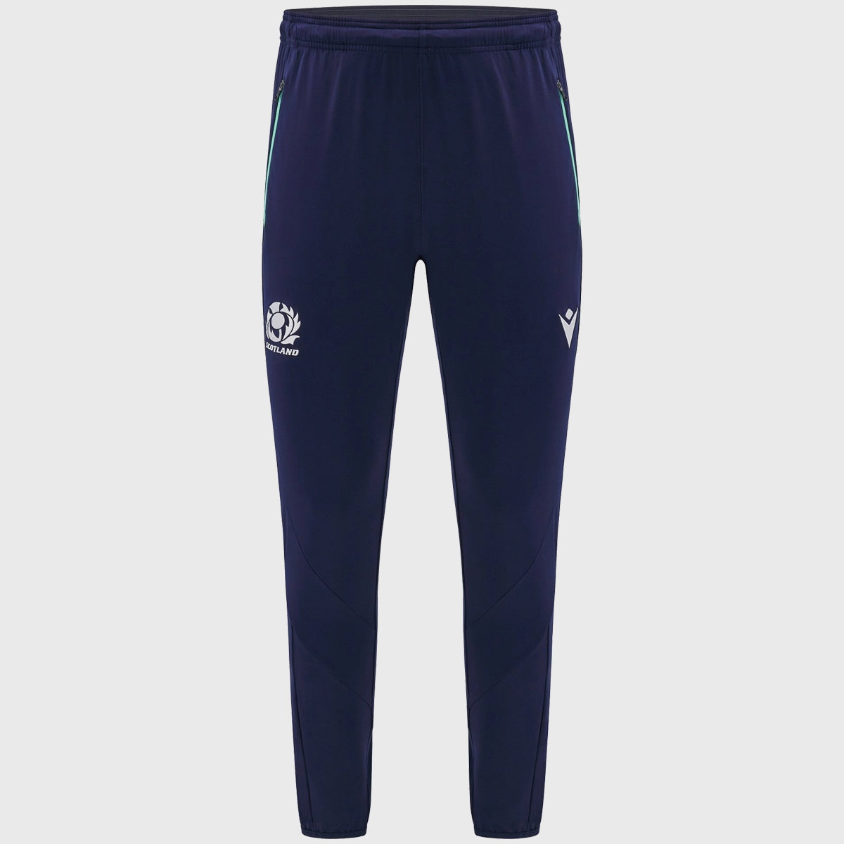 Macron Scotland Rugby Fitted Track Pants Navy