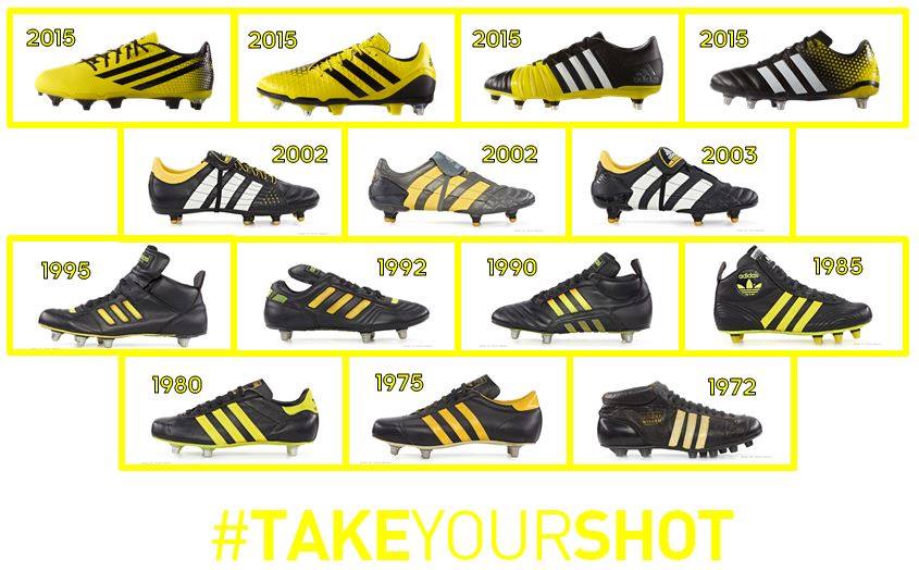 yellow adidas rugby boots