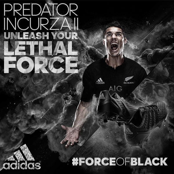 adidas blackout rugby boots