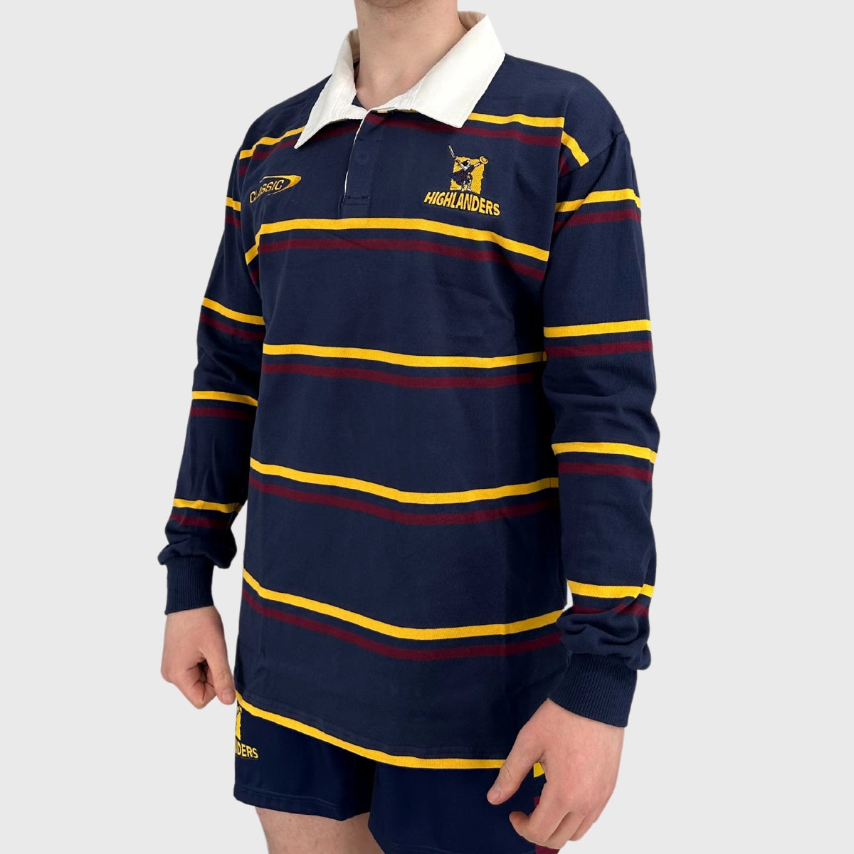 Classic Highlanders Super Rugby Classic Rugby Shirt