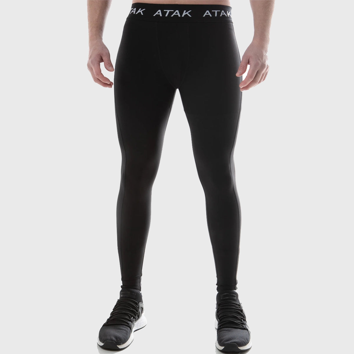 Atak Sports Kid's Compression Tights Black