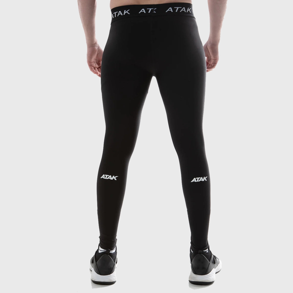 Atak Sports Kid's Compression Tights Black