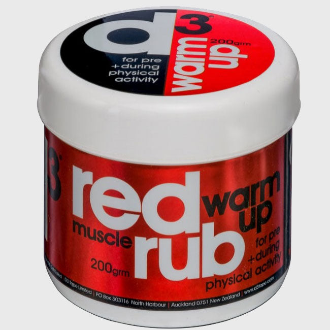 D3 Red Warm Up, Pre & During Muscle Rub