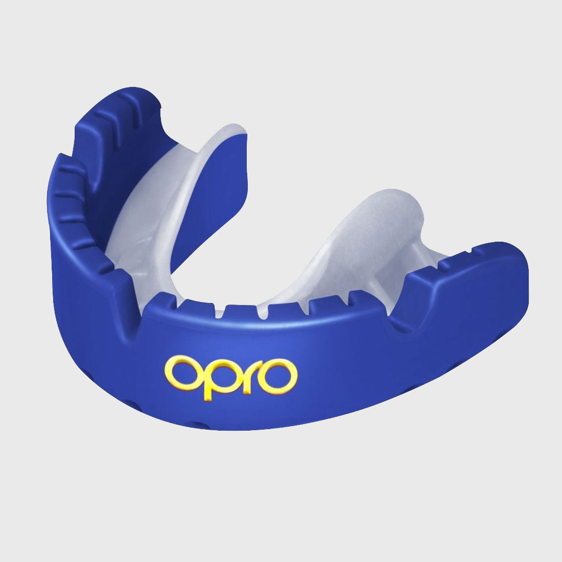 Opro Gold Braces Mouthguard Pearl Blue/White