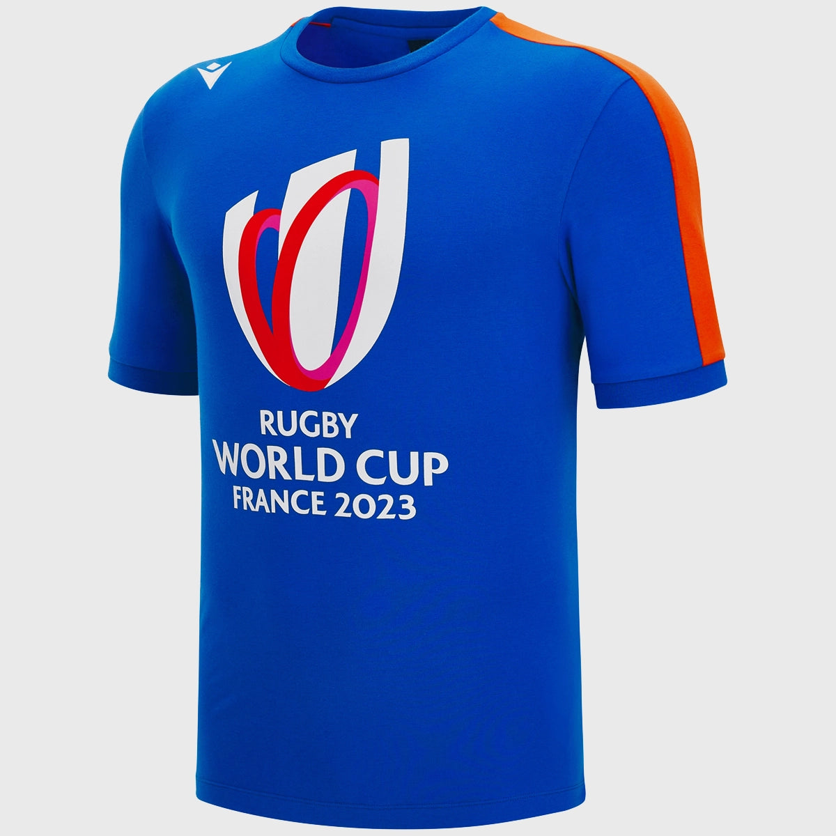 Macron Men's Rugby World Cup 2023 Logo Tee Royal Blue/Red