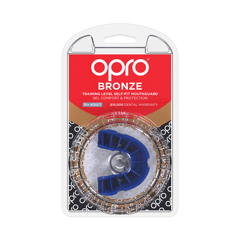 Opro Bronze Gen4 Mouthguard Blue