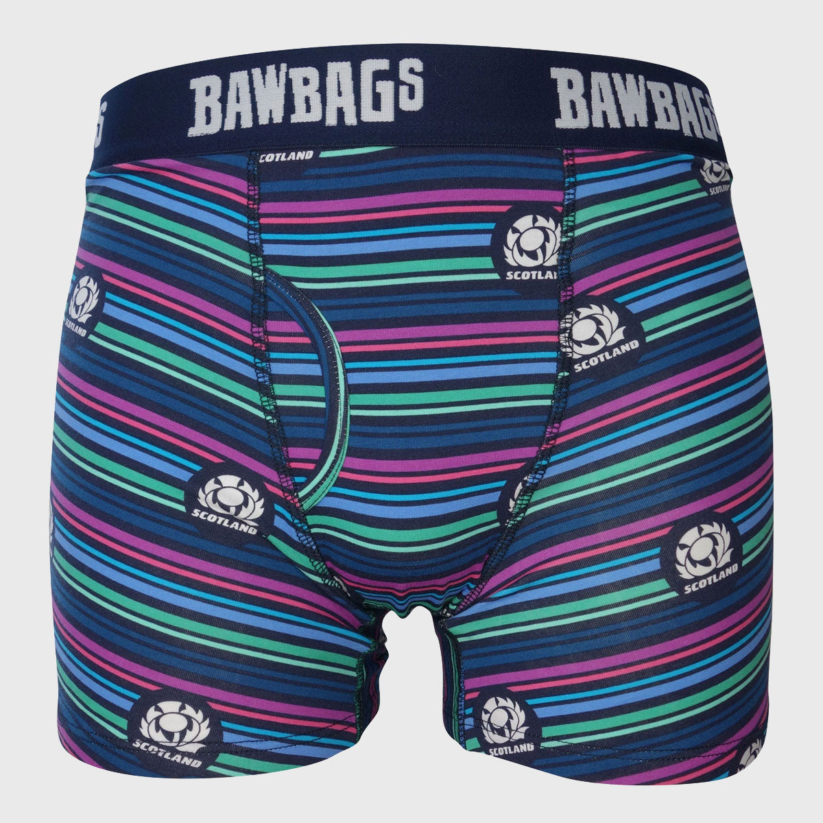 Bawbags Scotland Rugby Lines Boxer Shorts