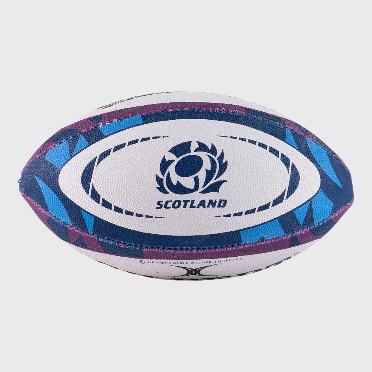 Gilbert Scotland Replica Midi Rugby Ball Navy/Purple