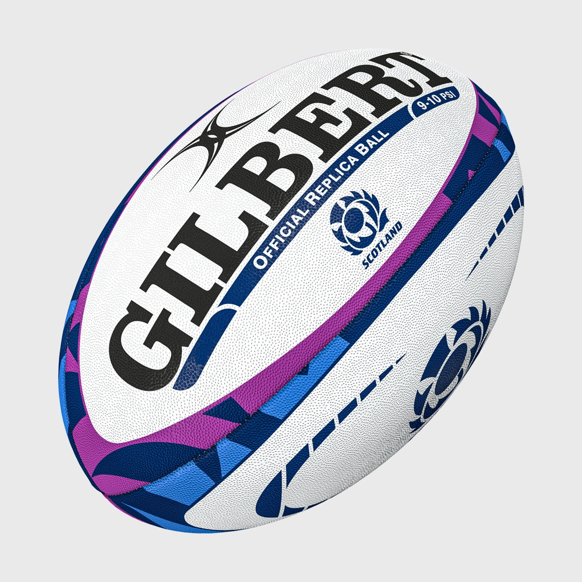 Gilbert Scotland Replica Midi Rugby Ball Navy/Purple