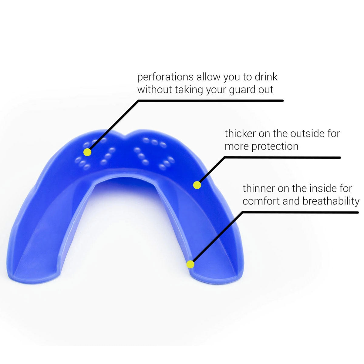 SISU 3D Mouthguard Royal Blue