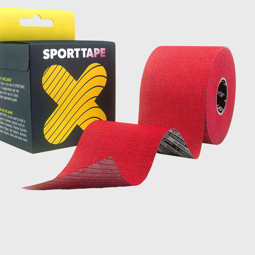 SportTape Kinesiology Tape 5m Roll Red