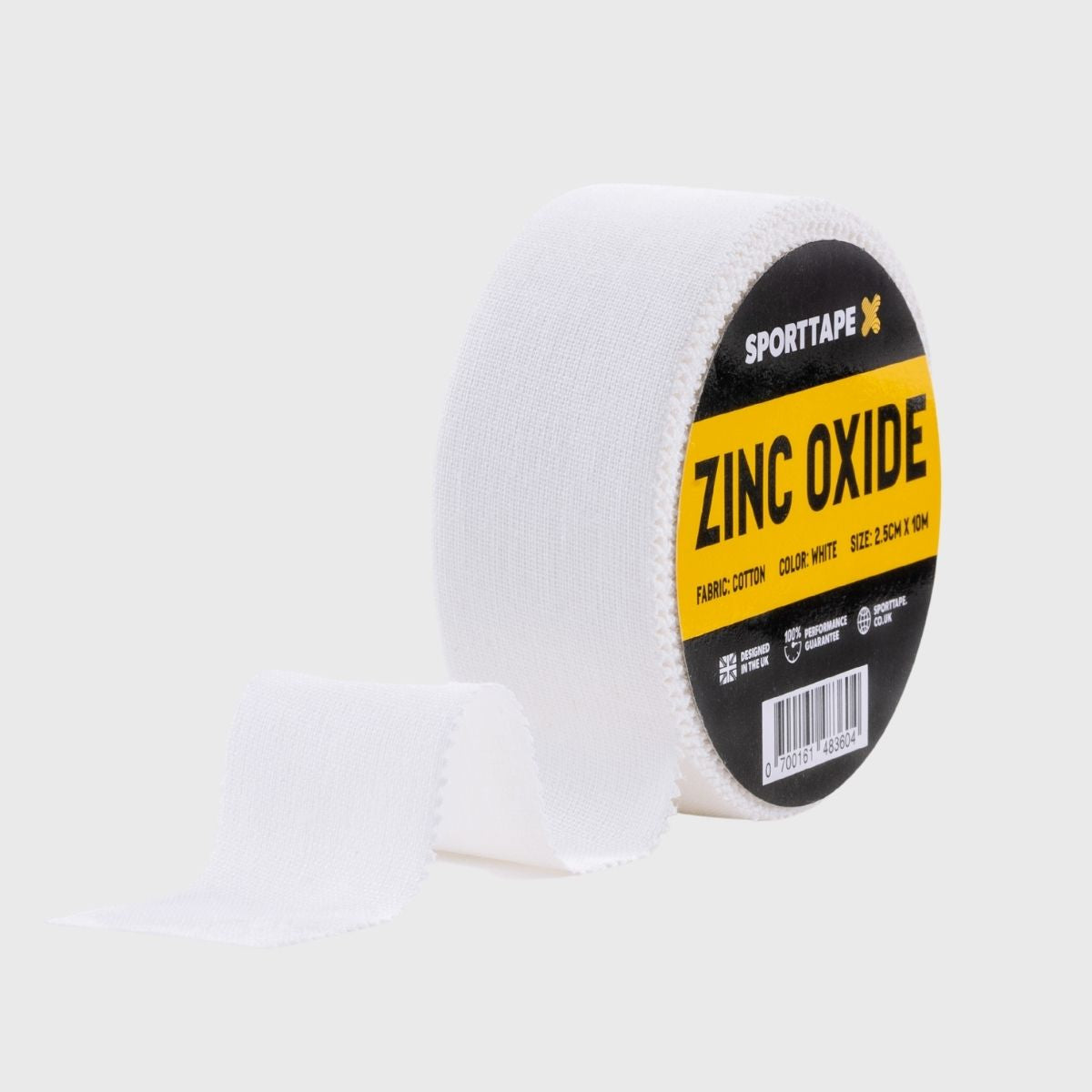 SportTape Zinc Oxide Tape White 2.5cm x 10m