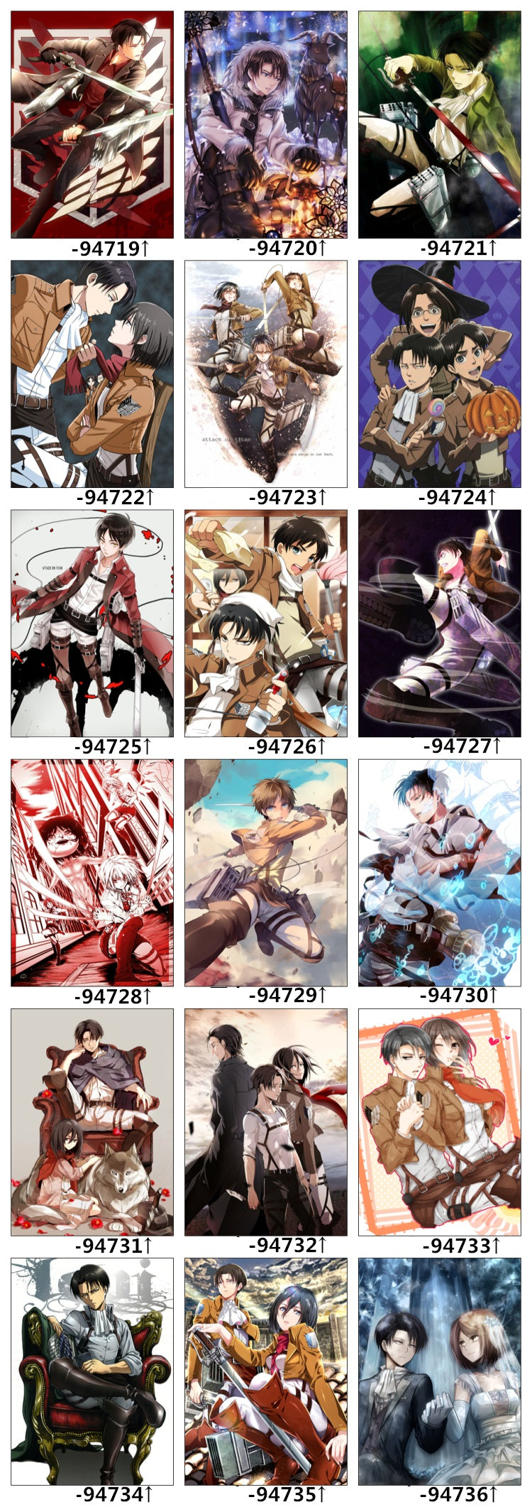 Attack on titan bed set designs