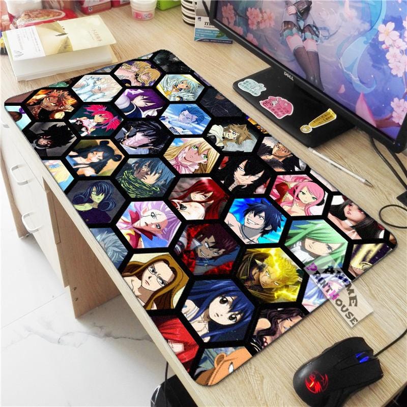 Anime Mouse Pads Fairy Tail Mouse Pad Collage Mode Anime