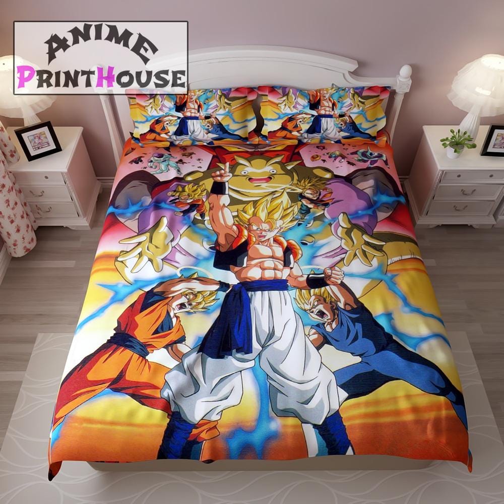 Dragon Ball Z Goku Bed Set Comforter Bed Sheets
