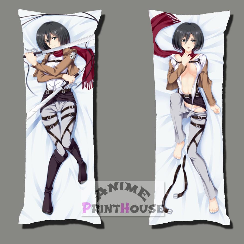 Mikasa Body Pillow, Attack on Titan Dakimakura Pillow Case ...