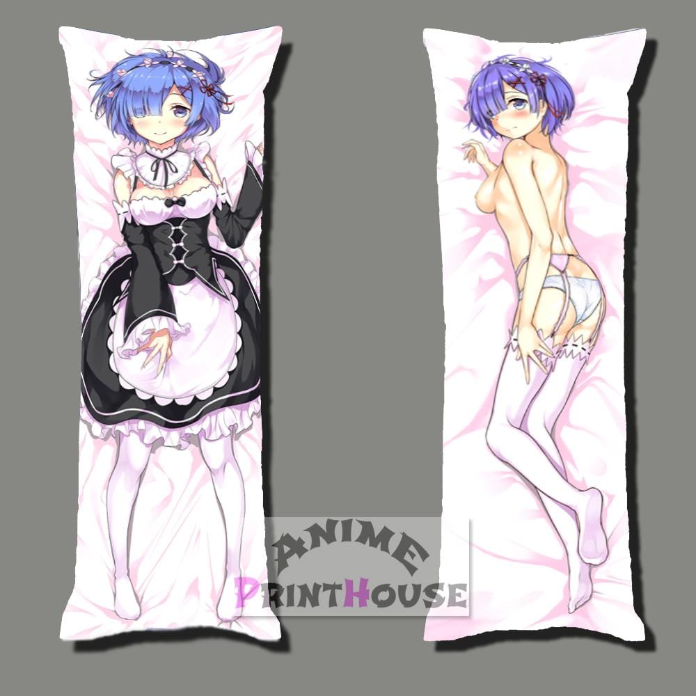 Rem Body Pillow in Black Dress, Re Zero Dakimakura – Anime Print House