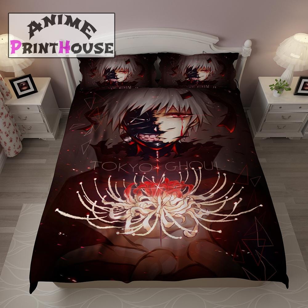 Tokyo Ghoul Kaneki Bedding Set, Blanket, Sheets |Over 70 ...