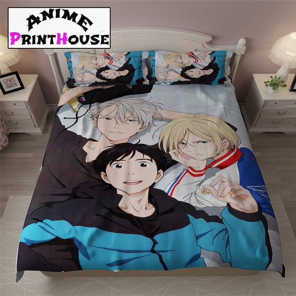 Yuri on Ice Bed Set  Sheets Blankets Covers Free 
