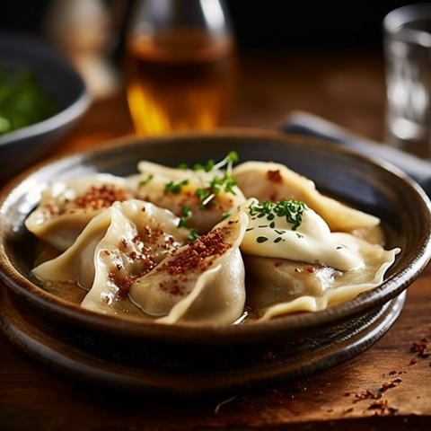 pierogi with Brown Butter and Sage
