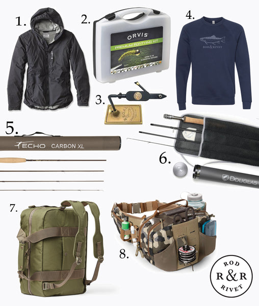 Rod and Rivet Gift Guide for the fly fisher.