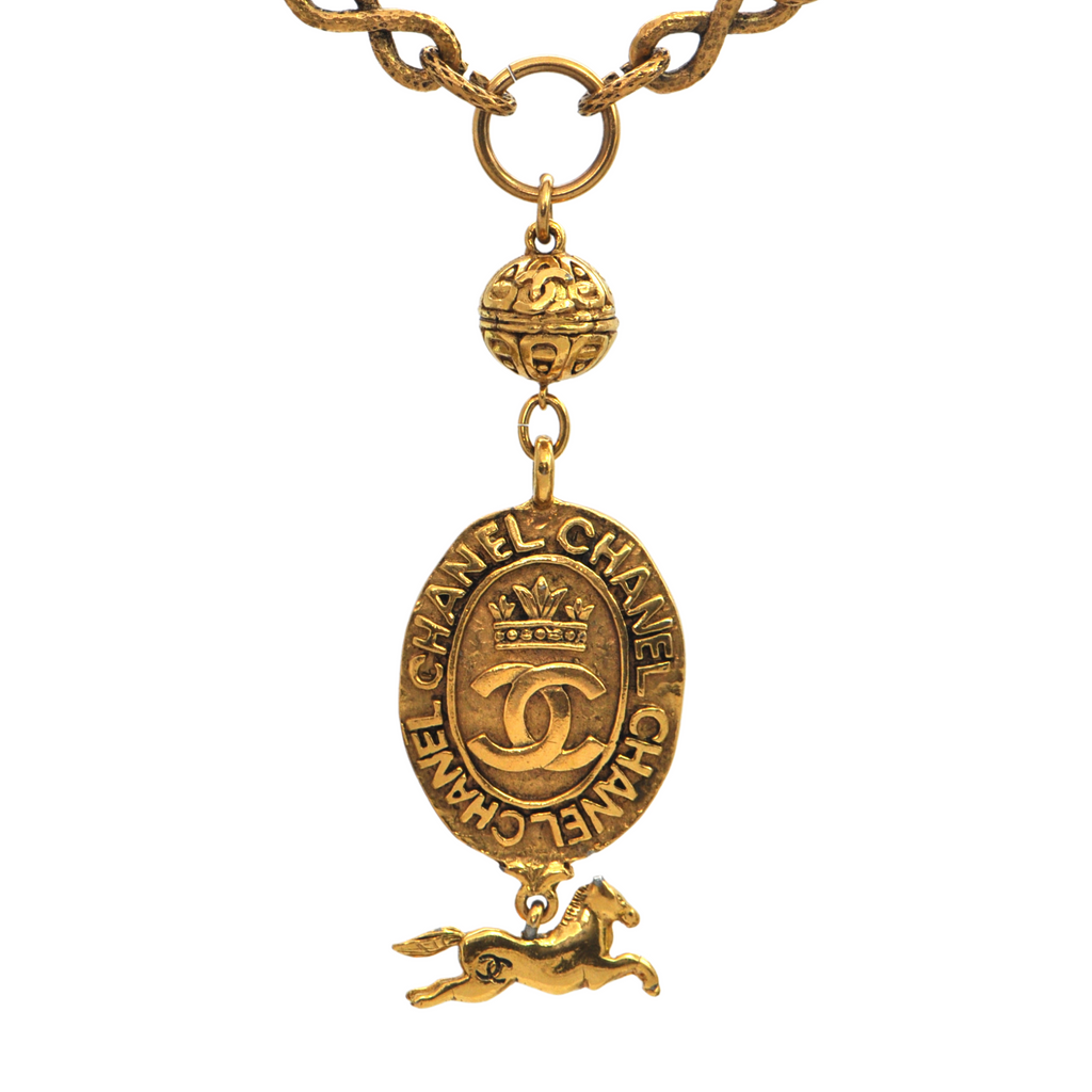 Vintage Chanel Horse Medallion Necklace – Daisy Exclusive