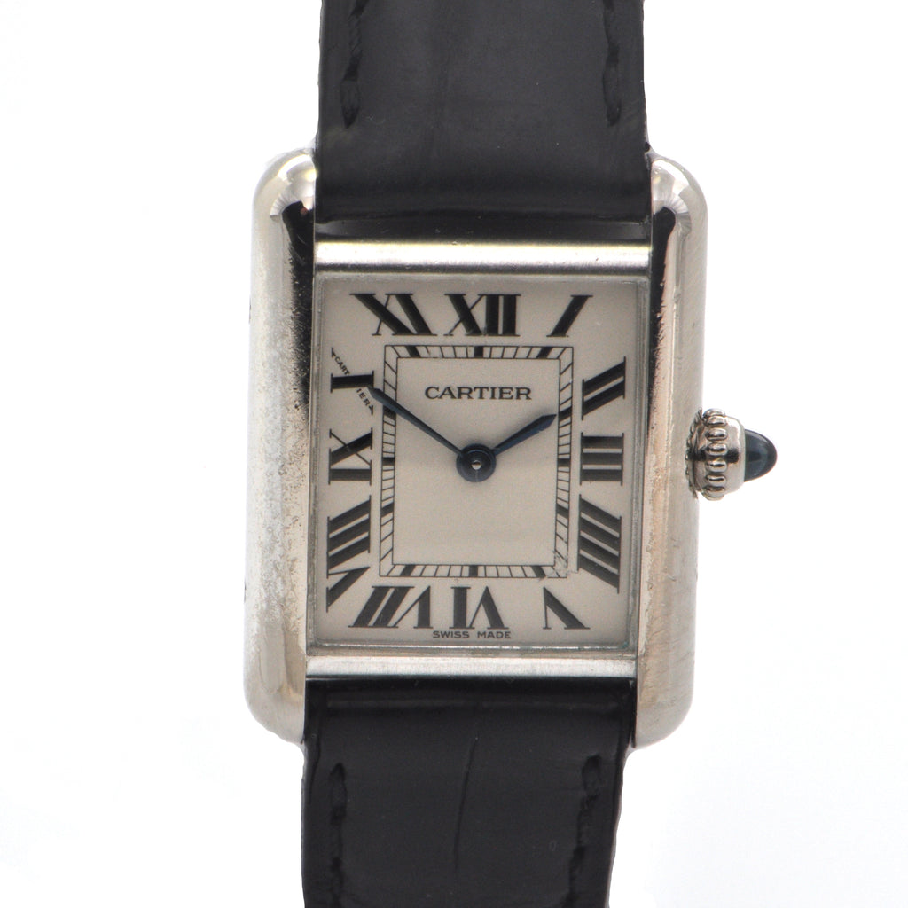 cartier tank black