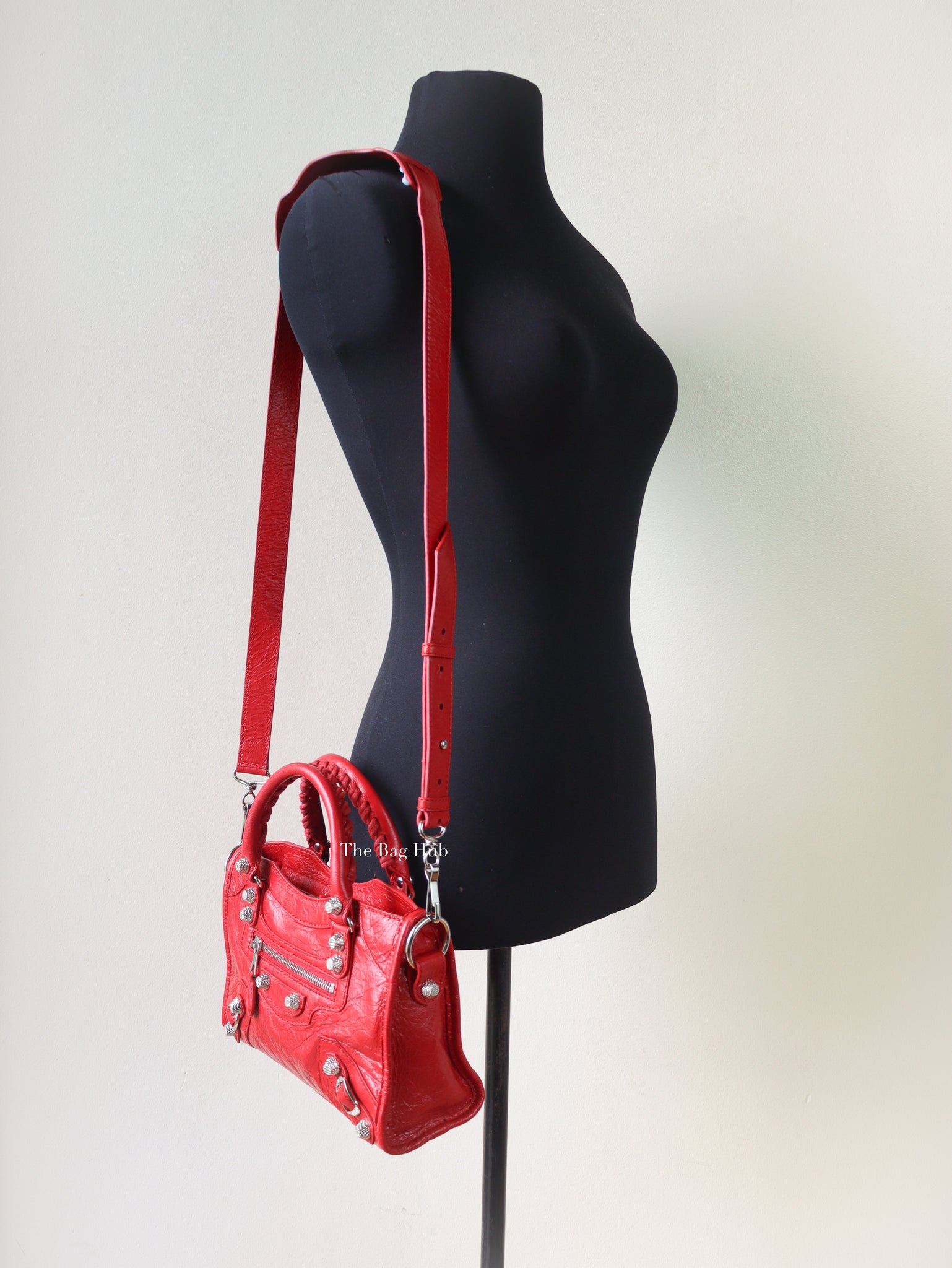 Balenciaga Red Leather RH City Bag Balenciaga  TLC