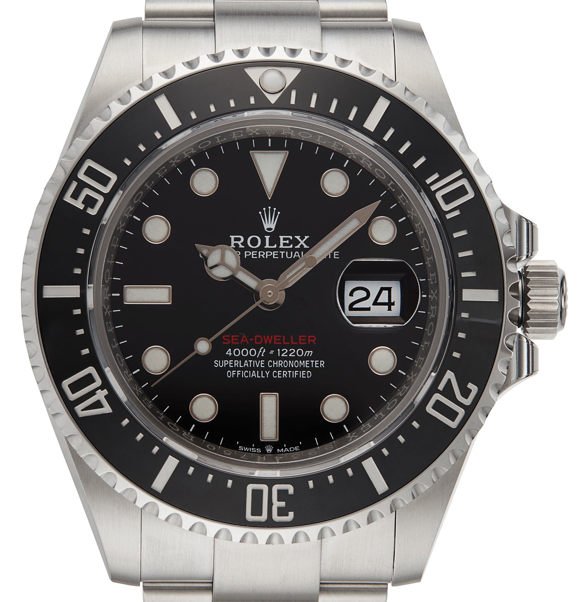 sea dweller red writing