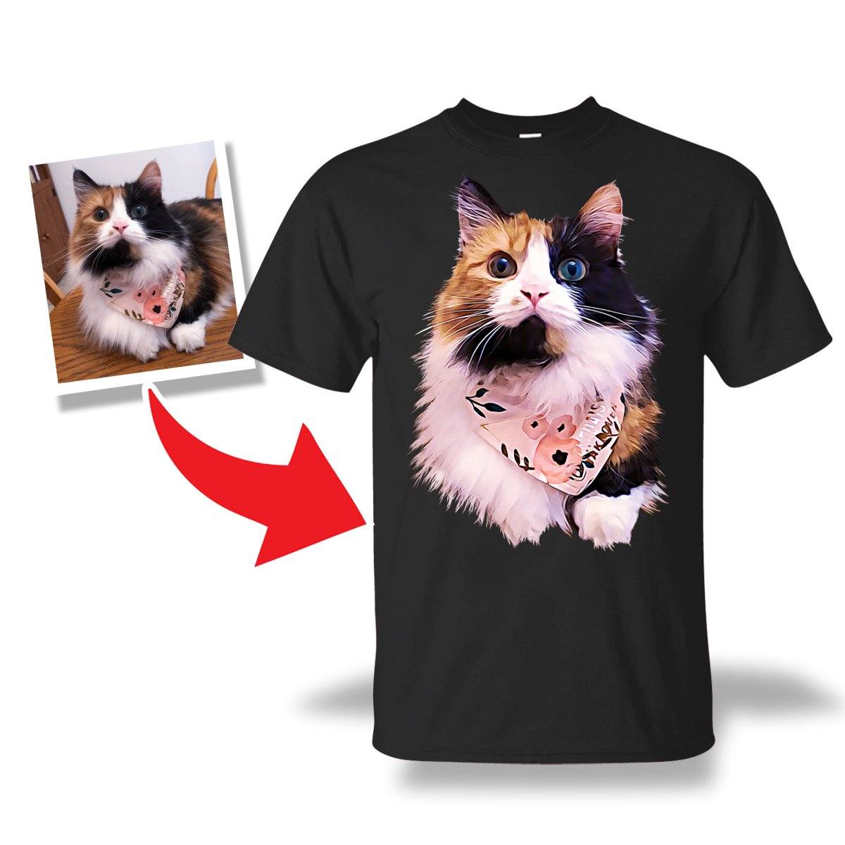 Cat in deals a shirt