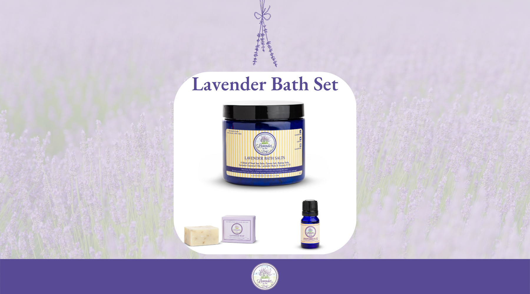 Lavender by the Bay Bath Set Bundle