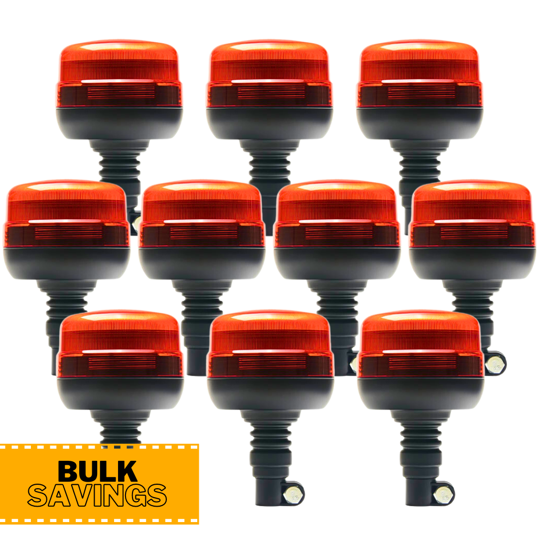  Bulk Pack of Flexi-DIN LED Beacons / 10 Pack
