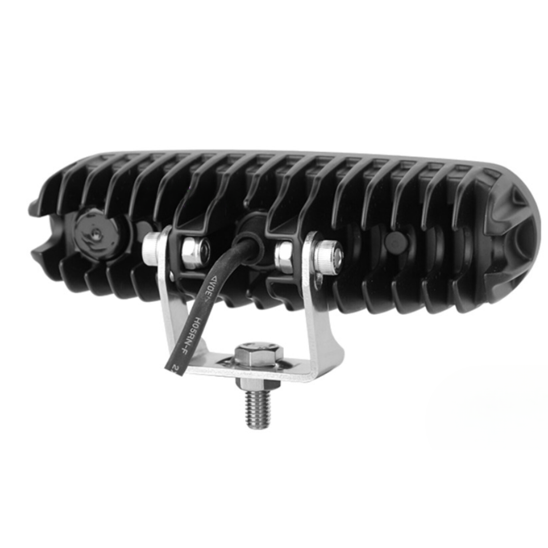 Rectangular Slim LED Work Light with Stainless Bracket / 16W