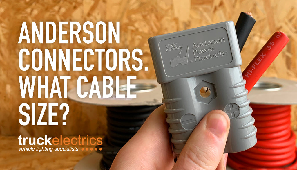 anderson connector cable sizes explained