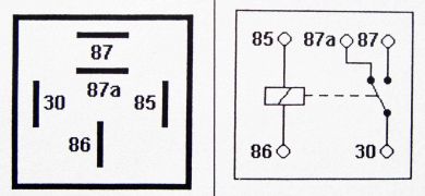 Buy Relay 5 Pin 12v 30 40a Changeover Online Truck Electrics