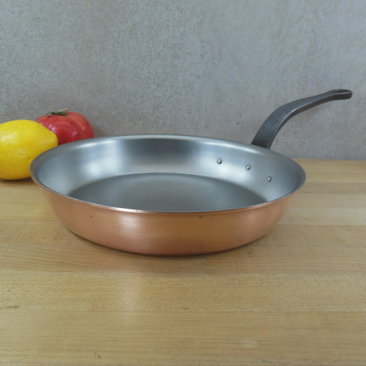 Poêle à frire 24cm en cuivre - Falk Culinair - Coutellerie du Douaire
