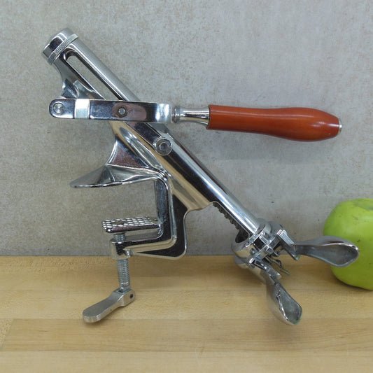 Swing-A-Way USA Vintage Early Wall Can Opener White Chrome