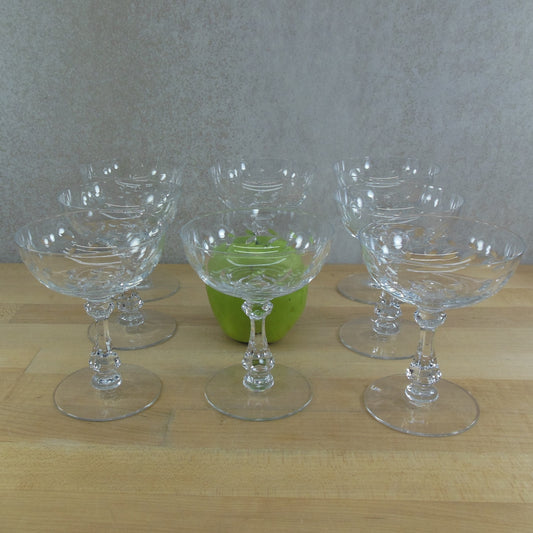 Cambridge Glass Laurel Wreath Stem 3700- Water Glasses Stemware 8 Set –  Olde Kitchen & Home