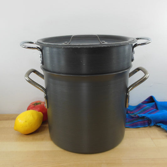 Calphalon Classic Stainless Steel 8 quart Stock Pot with Steamer and Pasta  Insert