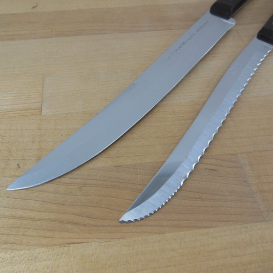 Forever Sharp(2) + Quikut 8” Blade Bread Carving Knife Stanless Steel (Lot  of 3)