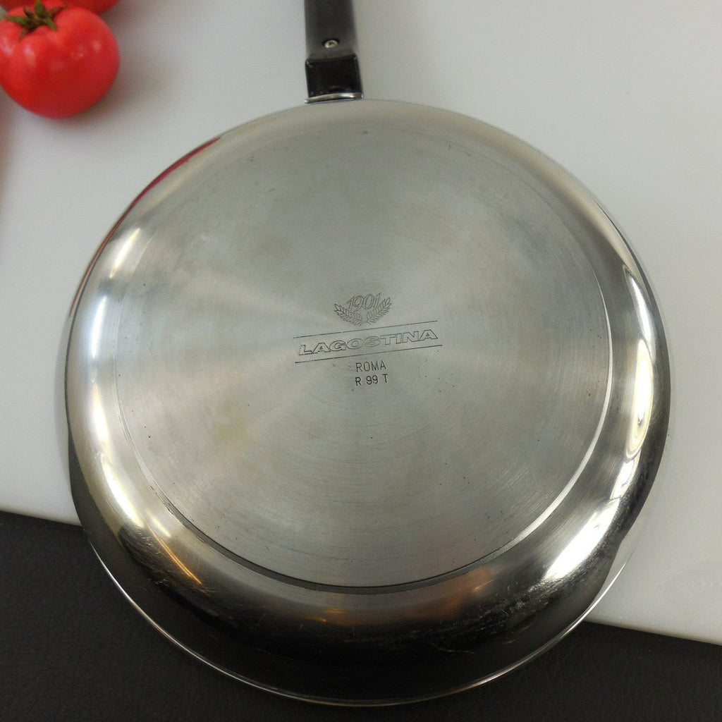 Lagostina Italy Thermoplan Fry Saute Pan Skillet - Stainless 10