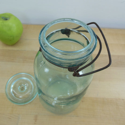 Vintage 1920s One Quart Glass Canning Jar - Double Safety Kivlan Ontha – In  The Vintage Kitchen Shop