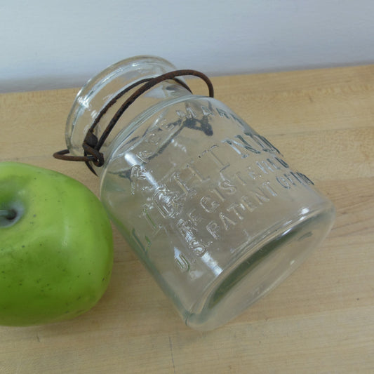 Vintage 1920s One Quart Glass Canning Jar - Double Safety Kivlan Ontha – In  The Vintage Kitchen Shop