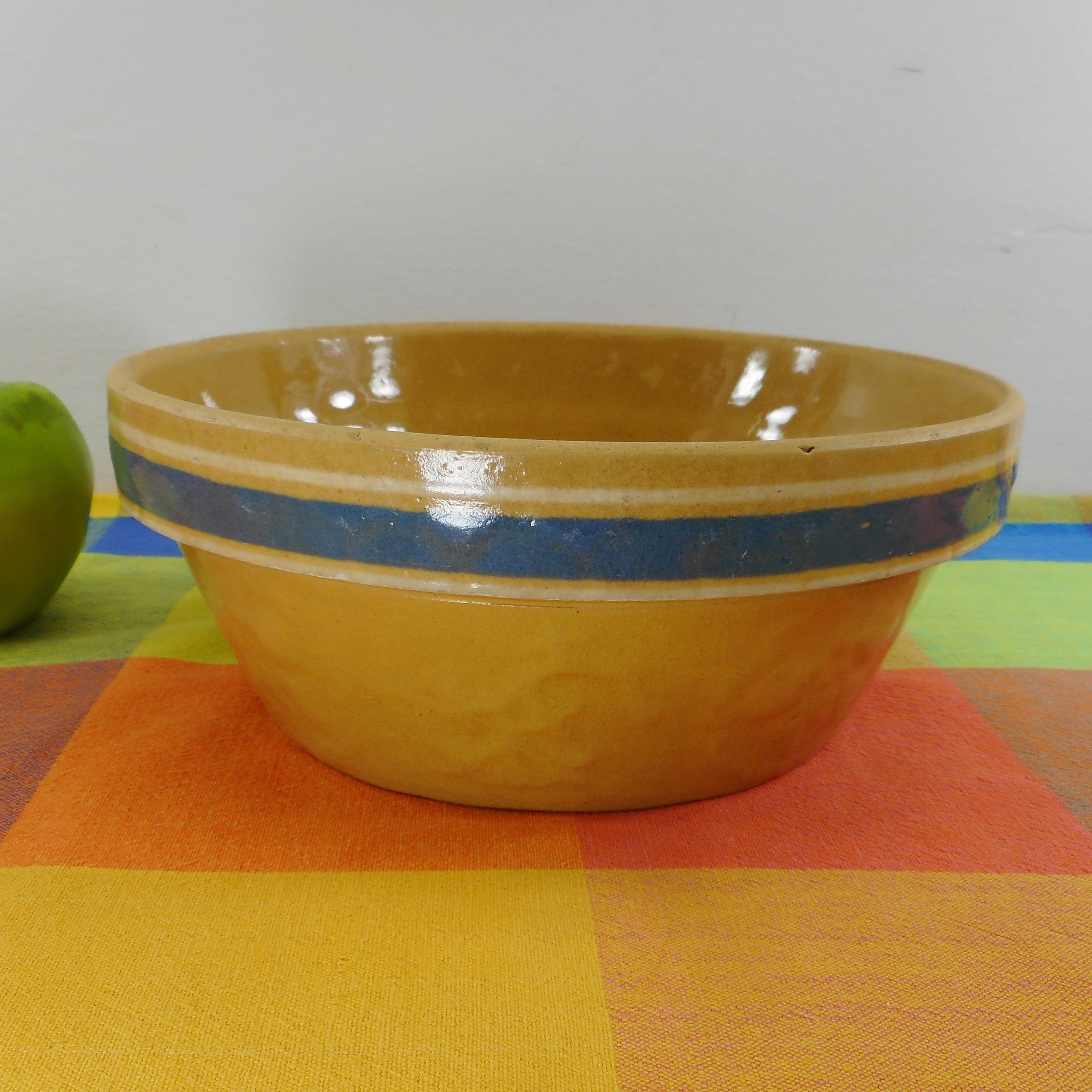 mccoy pottery yellow bowl